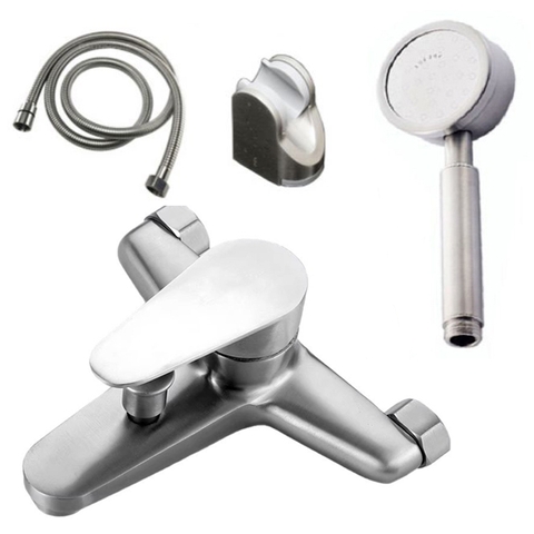 Củ sen tắm GIORMANI nóng lạnh inox 304 đúc nguyên khối cao cấp kết hợp bát sen tăng áp inox SNL910-VHS06
