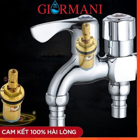 Vòi nước đôi, Củ sen tắm lạnh hợp kim đồng cao cấp GIORMANI SL01