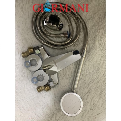 Bộ sen tắm GIORMANI nóng lạnh cao cấp kết hợp bát sen nhôm tăng áp SNL905_VHS08