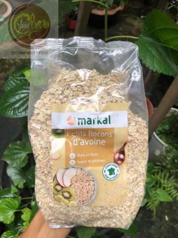 Yến mạch cán mỏng hữu cơ Markal 500g
