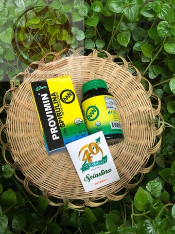 Tảo viên Spirulina organic (100 viên) Myanmar