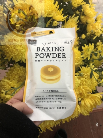 Bột nở hữu cơ Nhật (làm bánh ngọt: biscuits, muffin, scones,...)