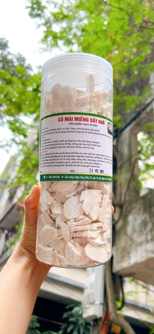 Củ mài rừng (hoài sơn) miếng sấy khô nhà làm 500g (hộp)