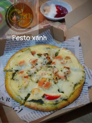 Pizza thuần chay đế 18cm