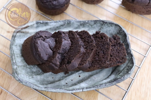 Set 2 bánh chuối cacao yến mạch ít đường 400g