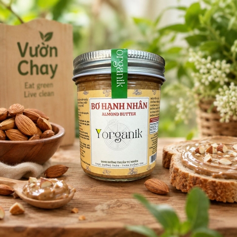Bơ Hạnh Nhân Yorganik 200g