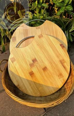 Thớt tre tròn đường kính 30cm