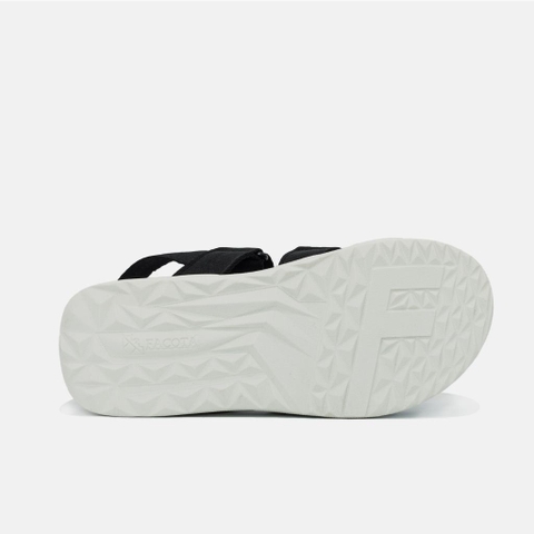 [FREESHIP] Giày sandal, dép quai hậu, dép xăng đan nam nữ FACOTA màu ĐEN TRẮNG 3 QUAI DÁN GLC02 đi học