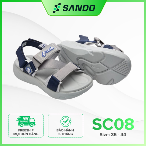 SC | Giày Dép Sandal Nam, Nữ Unisex Thể Thao Đi Học, Đi Chơi SC08