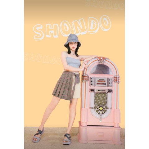 Sandal CHÍNH HÃNG - Giày SHONDO Nam Nữ F6 Xám Phối - Đế Phylon, Quai Tháo Gỡ Tiện Lợi.