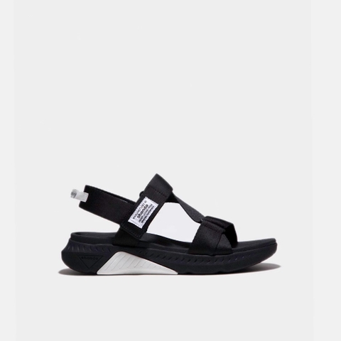 Sandal CHÍNH HÃNG - Giày Sandal SHONDO Dép Quai Hậu Nam Nữ F7 Đen Full- Đế Phylon, Mang Đi Học, Đi Chơi.