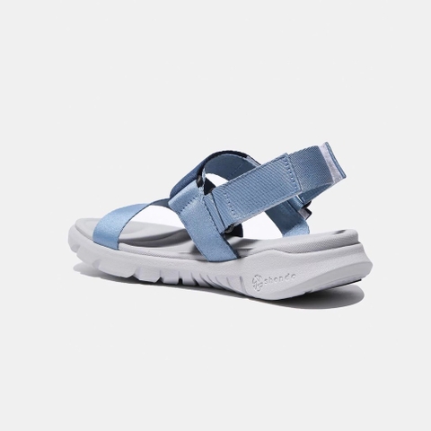 Sandal CHÍNH HÃNG - Giày SHONDO Nam Nữ F6 Xanh Phối - Đế Phylon, Quai Tháo Gỡ Tiện Lợi.