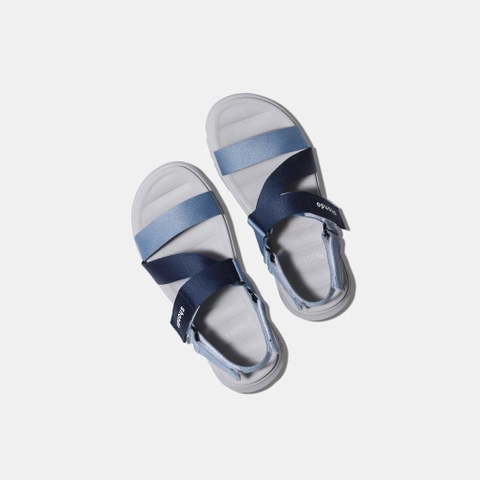 Sandal CHÍNH HÃNG - Giày SHONDO Nam Nữ F6 Xanh Phối - Đế Phylon, Quai Tháo Gỡ Tiện Lợi.