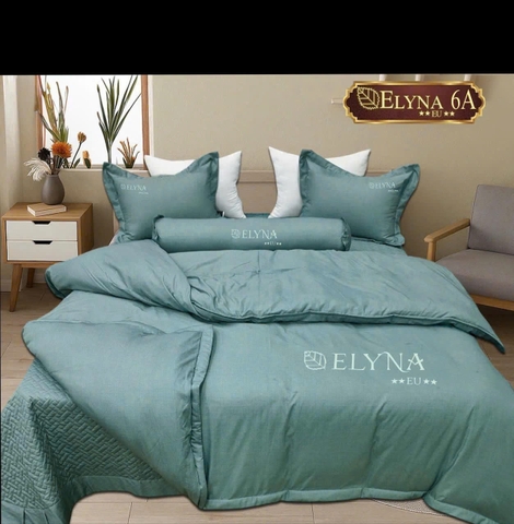 Bộ Chăn Ga Gối Lụa Cao Cấp Elyna Tencel 120S