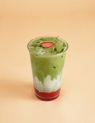 Matcha Latte Dâu