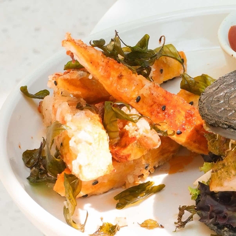 Khoai Lang Tempura homemade - Homemade Sweet Potato Tempura