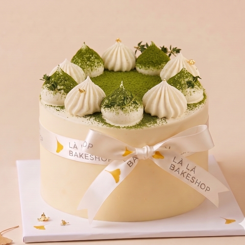Bánh Sinh Nhật Tiramisu Matcha Lá dứa 16cm - Pandan Matcha Tiramisu Birthday Cake 16cm