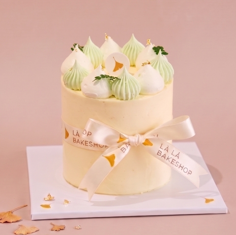 Bánh Sinh Nhật Xôi Dừa Lá Dứa 10cm - Pandan Coconut Sticky Rice Birthday Cake 10cm
