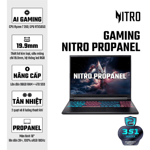Laptop Acer Gaming Nitro ProPanel ANV16S-41-R337 - NH.QZZSV.002