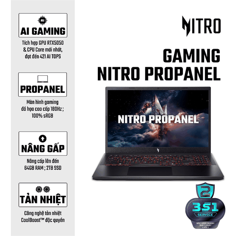 Laptop Gaming Acer Nitro ProPanel ANV15-52-59RR - NH.QZ9SV.005