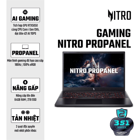 Laptop Acer Gaming Nitro ProPanel ANV15-52-59AA - NH.QZ9SV.002