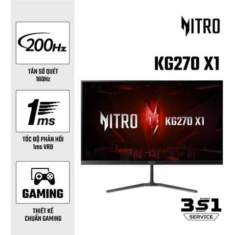 Màn hình Acer KG270 X1 27" IPS 200Hz Gsync chuyên game