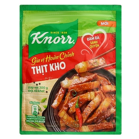 (610) Gói 28g Gia vị Thịt Kho Knorr
