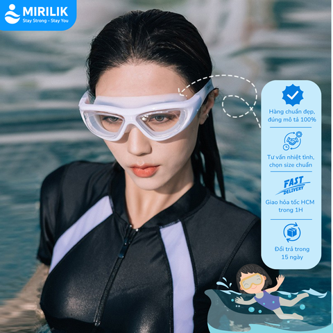 Kính bơi người lớn nam nữ hiệu YouYou thời trang mới nhất chống mờ sương kín nước