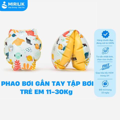 Phao bơi gắn tay cho trẻ em 11-30 kg hiệu Nabaiji - Mirilik