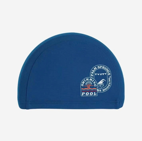 Nón bơi vải trẻ em người lớn, mũ bơi dễ đội không kéo căng tóc nam nữ bé trai bé gái chính hãng Mirilik Deca