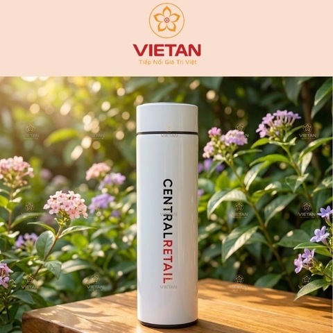 Bình giữ nhiệt hiển thị nhiệt độ màu trắng 500ml