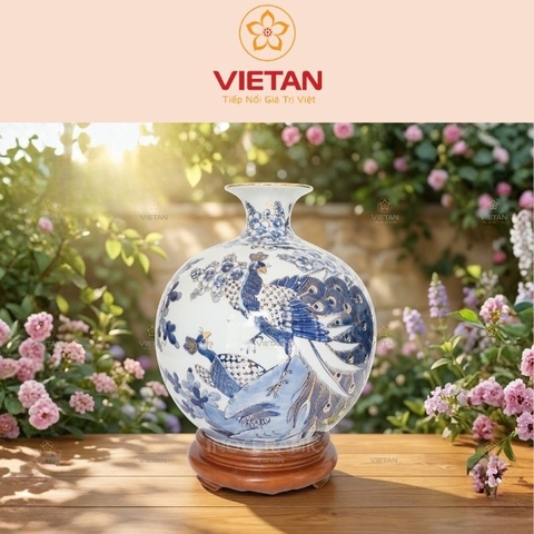 Bình Hút Lộc Vẽ Vàng Công Danh Phú Quý