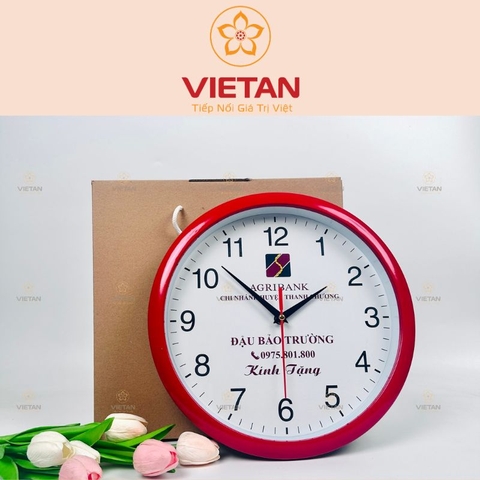 Đồng Hồ Treo Tường In Logo Hình Tròn DH03