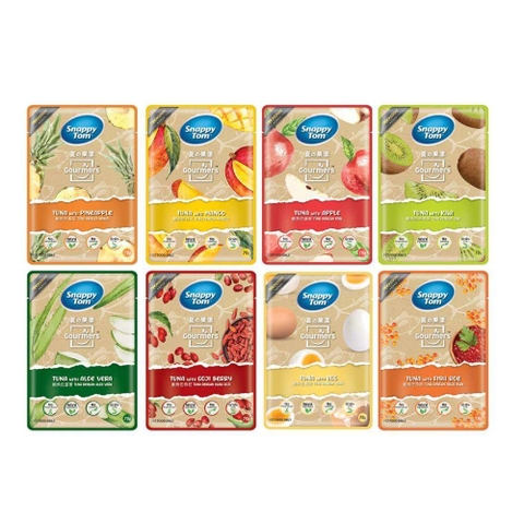 Pate Mèo Snappy Tom Cá Ngừ Mix Trái Cây (70g)