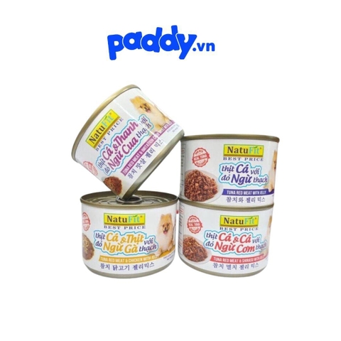 Pate Natufit Cá Ngừ Cho Chó Mèo Mọi Lứa Tuổi (Lon (160g)