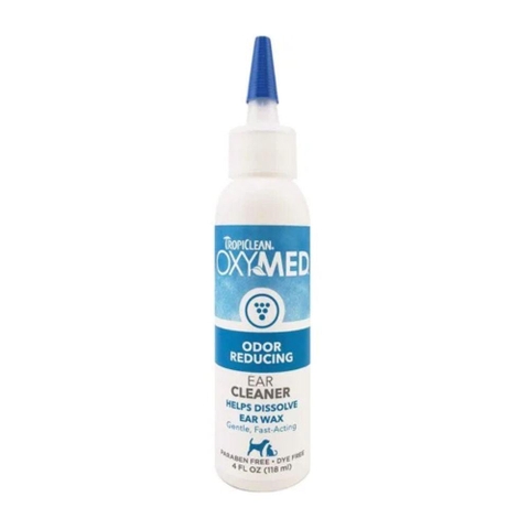 Dung Dịch Vệ Sinh Tai Chó Mèo Tropiclean Oxymed Ear Cleaner (Mỹ)