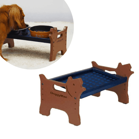 Bàn Ăn Chống Gù Doggyman Bằng Nhựa Cho Chó