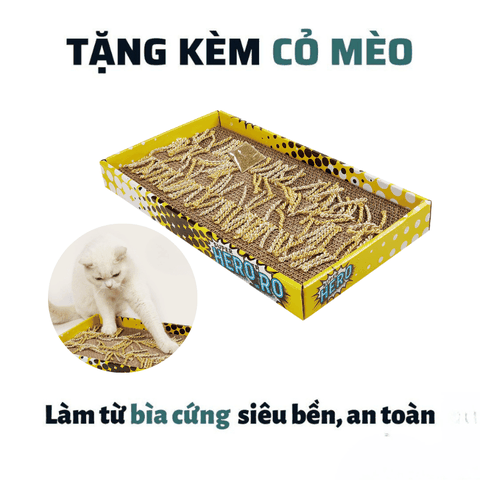 Bàn Cào Móng Mèo Hình Hộp Truyện Tranh Fofos