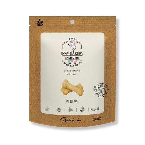 Bánh Thưởng Cho Chó Cookie Yến Mạch Bowwow (200g)
