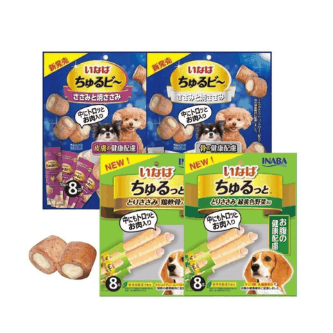 Snack Gà Mềm Chứa Sốt Cho Chó Inaba Churu Bee & Churutto (Thái Lan)