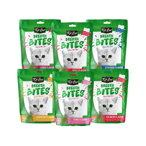 Snack Sạch Răng Cho Mèo Kit Cat Breath Bites (60g)