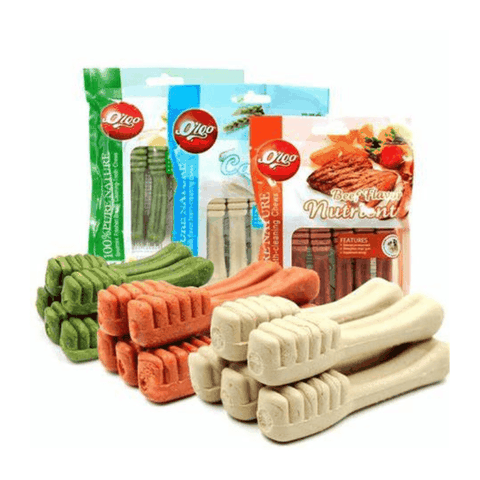 Bánh Thưởng Cho Chó Xương Orgo Bổ Sung Canxi & Sạch Răng