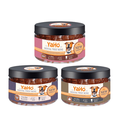 Xương Xoắn Cho Chó Yaho Hộp (165g)