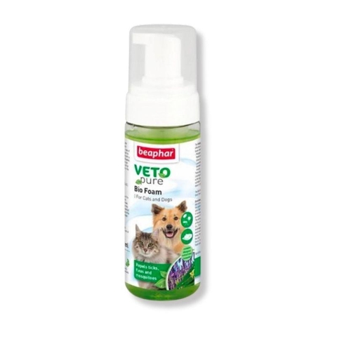 Bọt Ngừa Ve Beaphar Veto Pure Cho Chó Mèo (150ml)