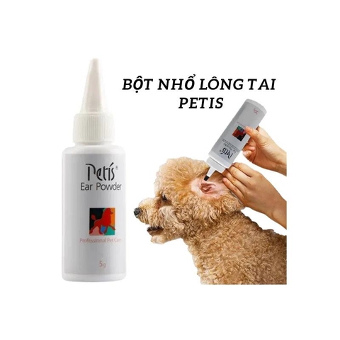 Bột Nhổ Lông Tai Cho Chó Mèo Petis Ear Powder (5g)