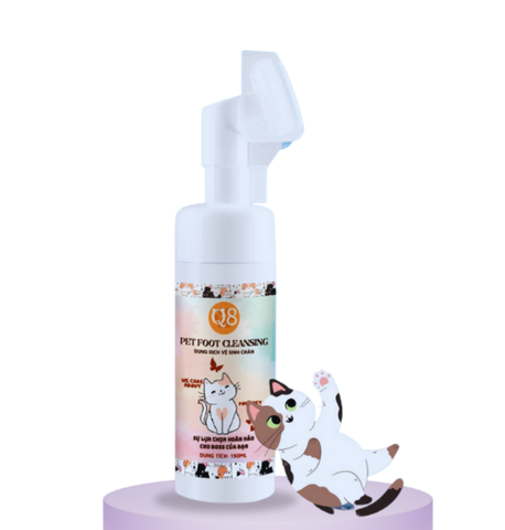 Bọt Vệ Sinh Chân Cho Chó Mèo Q8 (150ml)