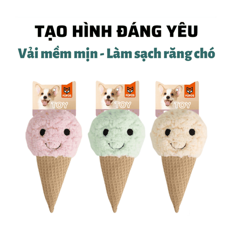 Đồ Chơi Cho Chó Que Kem Nhồi Bông Fofos