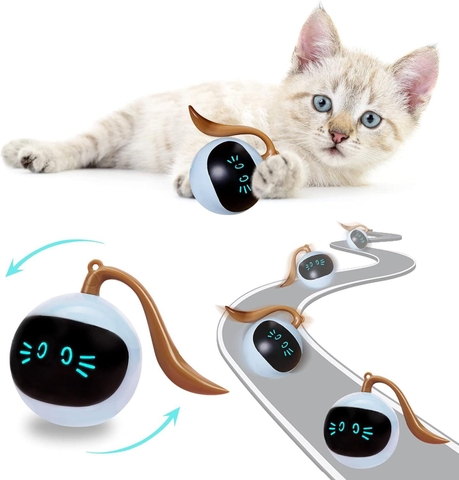 Đồ Chơi Cho Mèo Cảm Biến Fofos Hình Banh Magic Whirlicat