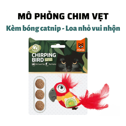 Đồ Chơi Mèo Vẹt Catnip Fofos
