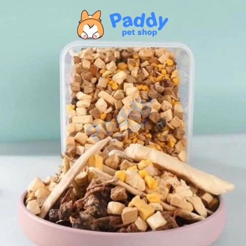 Hỗn Hợp Thịt Tươi Sấy Khô Cho Chó Mèo